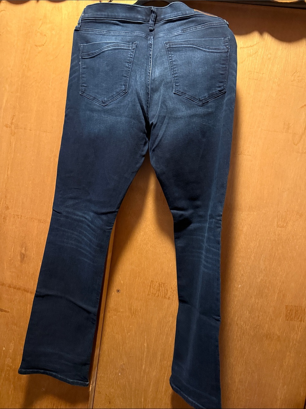 Express woman Supersoft barely boot Jean in Dark Blue